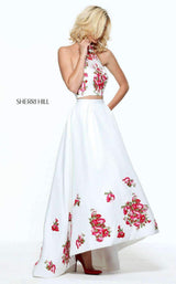 1 of 4 Sherri Hill 51042 Ivory