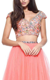 16 of 22 Sherri Hill 51166 Coral