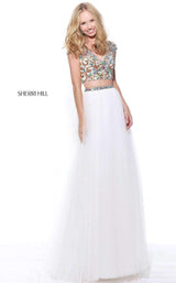 3 of 22 Sherri Hill 51166 Ivory