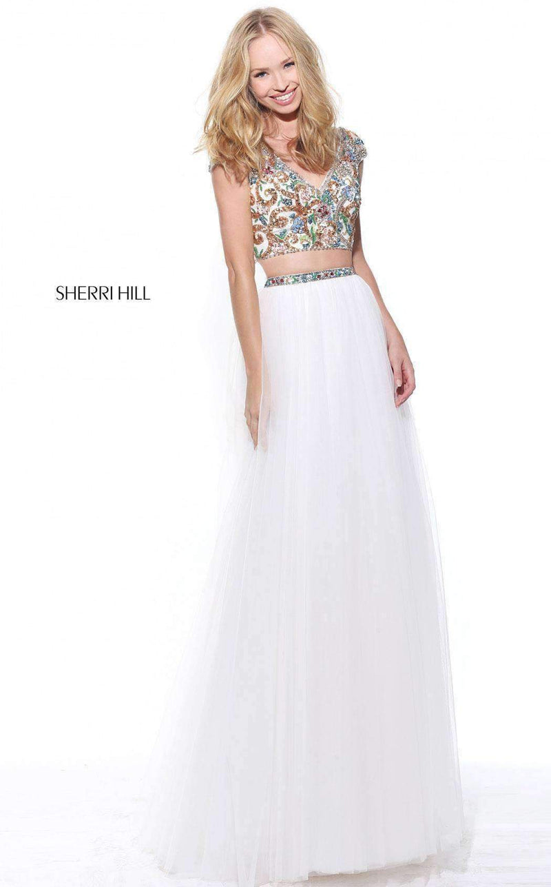 Sherri Hill 51166 Ivory