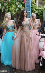 7 of 22 Sherri Hill 51166 Aqua