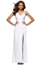 3 of 10 Faviana 7755E Dress Ivory