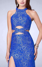 3 of 5 La Femme 23999 Royal Blue