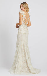 2 of 3 Mac Duggal 79268 Dress Ivory-Nude