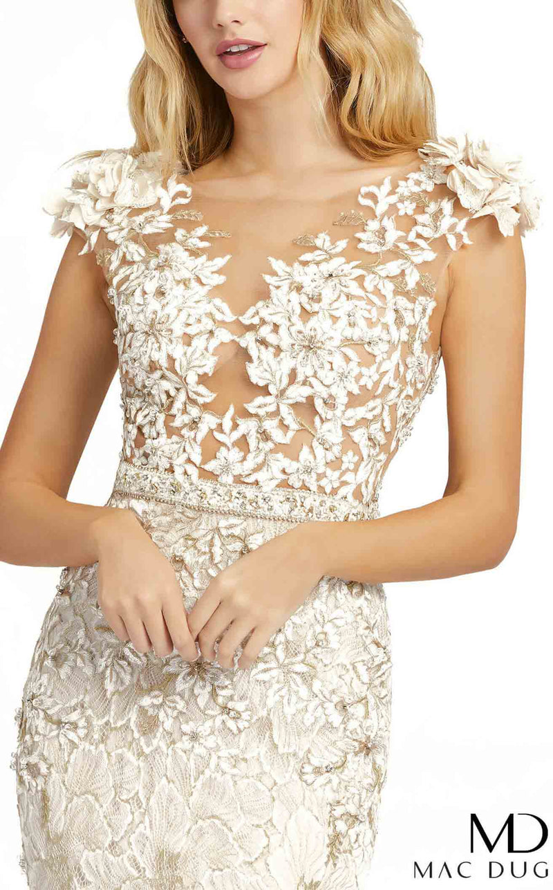 Mac Duggal 79268D Dress Ivory-Nude