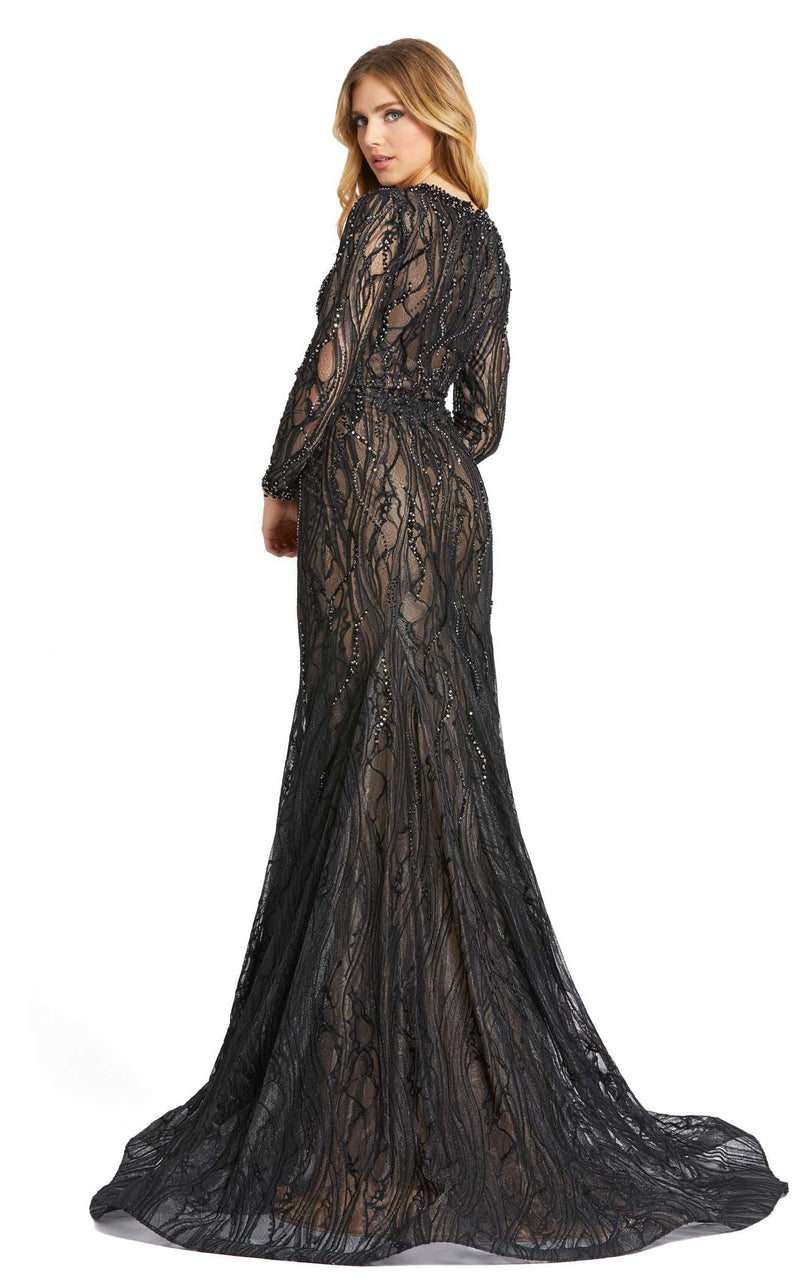 Mac Duggal 79291 Dress Black-Nude