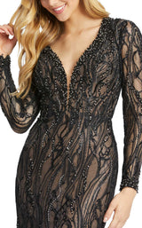 3 of 3 Mac Duggal 79291 Dress Black-Nude