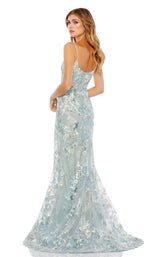 4 of 6 Mac Duggal 79297 Dress Ice-Blue