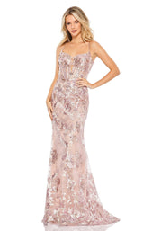 1 of 6 Mac Duggal 79297 Dress Rose-Pink