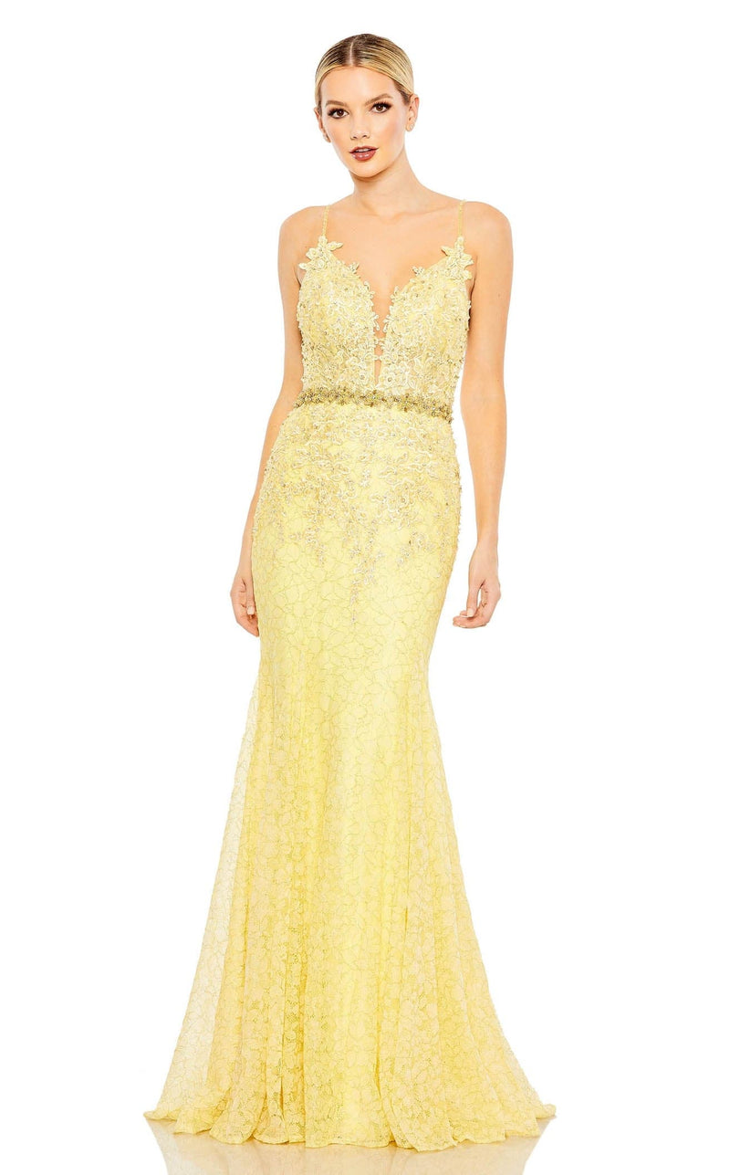 Mac Duggal 79341 Dress Lemon