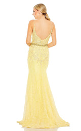 6 of 9 Mac Duggal 79341 Dress Lemon