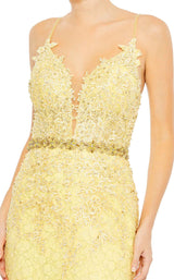 9 of 9 Mac Duggal 79341 Dress Lemon