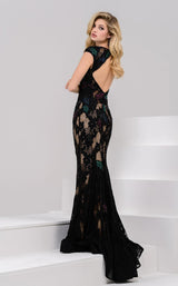 4 of 6 Jovani 36625 Black Multi