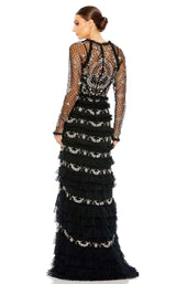 3 of 3 Mac Duggal 8030 Dress Black-Multi