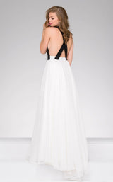 2 of 4 Jovani 50881 White/Black