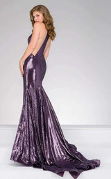 2 of 3 Jovani 45399 Eggplant