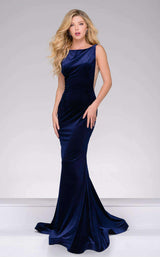 1 of 9 Jovani 46060 Navy