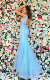 3 of 4 Clarisse 810138 Dress Light-Blue