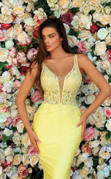 3 of 4 Clarisse 810140 Dress Yellow