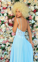 4 of 4 Clarisse 810145 Dress Light-Blue