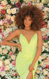 7 of 8 Clarisse 810237 Dress Limeade