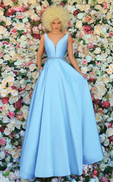 1 of 2 Clarisse 810269 Dress Powder-Blue