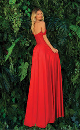 2 of 4 Clarisse 810275 Dress Vamp-Red