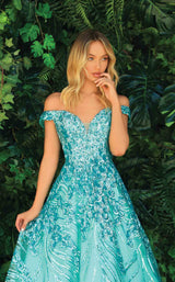 6 of 8 Clarisse 810290 Dress Mint