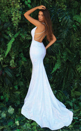 2 of 4 Clarisse 810298 Dress Iridescent-White