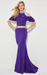 3 of 4 Angela and Alison 81033 Dress Majestic-Purple