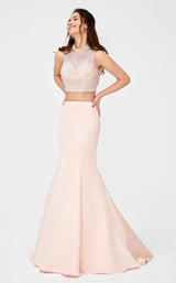 1 of 6 Angela and Alison 81050 Dress Champagne