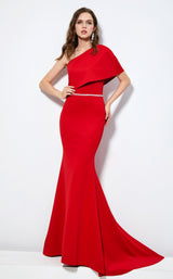 1 of 4 Angela and Alison 81071 Dress Hot Red