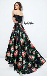 4 of 7 Angela and Alison 81120 Black Floral