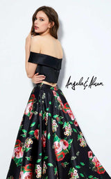 7 of 7 Angela and Alison 81120 Black Floral