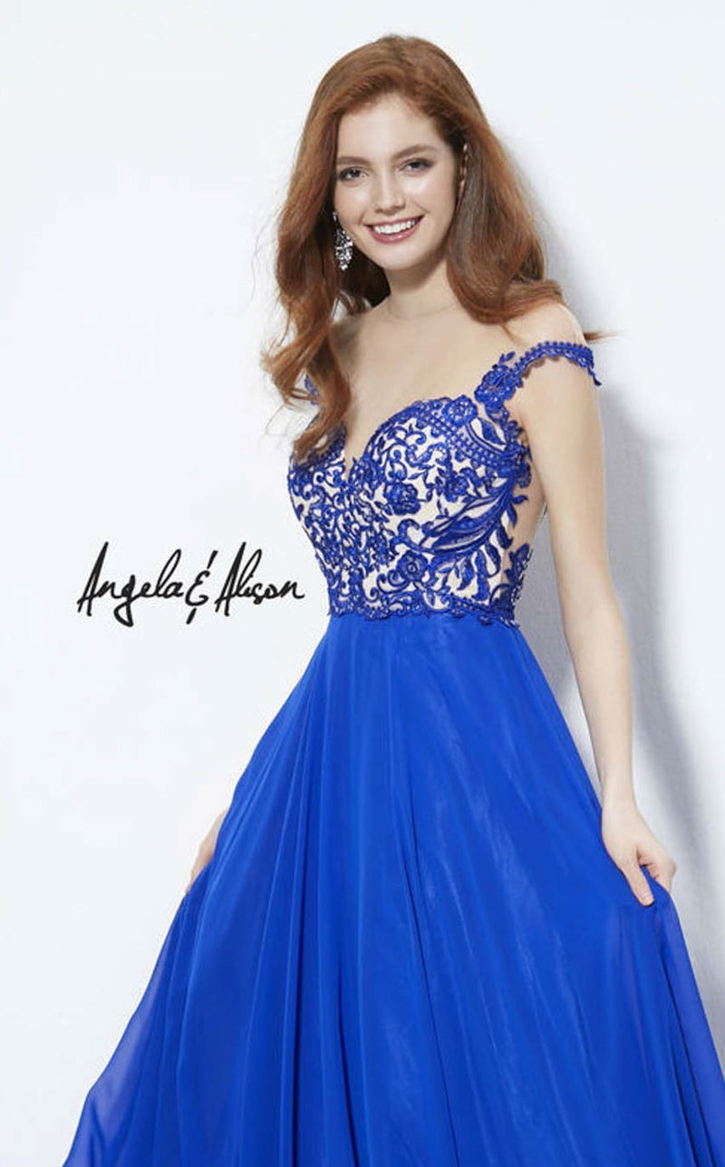 Angela and Alison 81124 Royal Blue