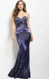 4 of 5 Jovani 40760 Gunmetal