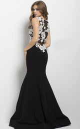 2 of 5 Jovani 41715 Black/White