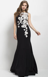 1 of 5 Jovani 41715 Black/White