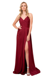 3 of 30 Nox Anabel 8347 Dress Burgundy