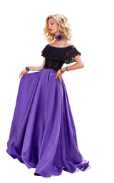 1 of 5 Clarisse 3582 Black/Purple