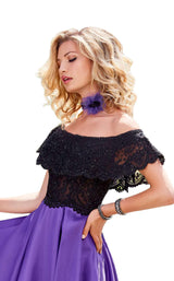 2 of 5 Clarisse 3582 Black/Purple