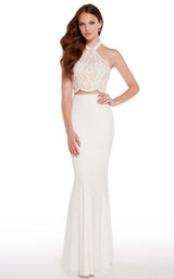 1 of 4 Alyce 60021 White/Nude