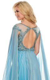 6 of 6 Rachel Allan 8425 Dress Smokey-Blue