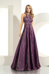 2 of 3 MNM Couture 8638 Purple