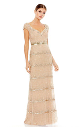 1 of 3 Mac Duggal 9089 Dress Nude