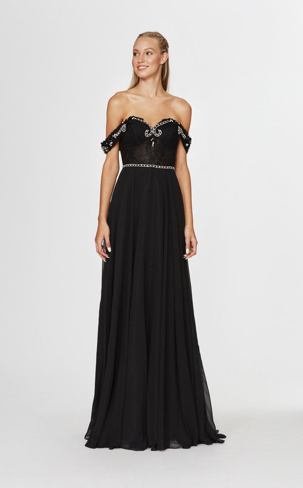 Angela and Alison 91012 Dress Black