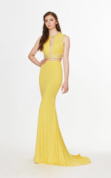 2 of 3 Angela and Alison 91024 Dress Yellow