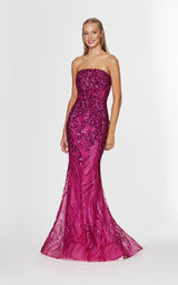 1 of 3 Angela and Alison 91056 Dress Cerise