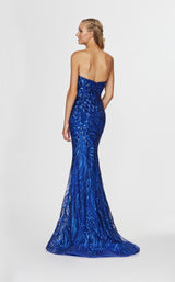 3 of 3 Angela and Alison 91056 Dress Royal-Blue