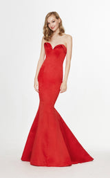 2 of 4 Angela and Alison 91068 Dress Hot-Red